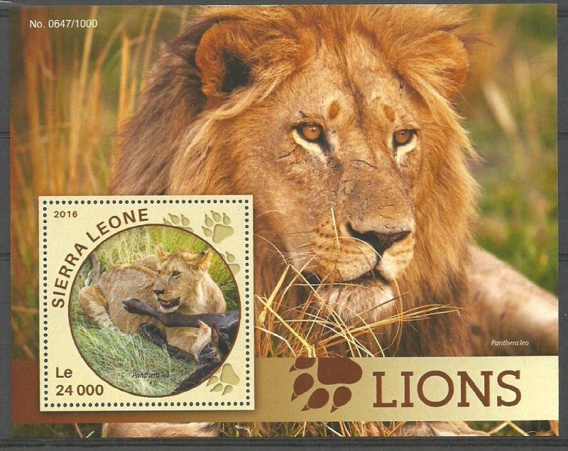 Znaczek Sierra Leone 2016 Mi bl 913 Czyste **