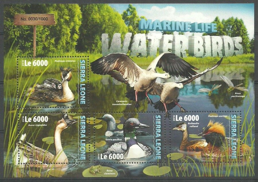 Znaczek Sierra Leone 2016 Mi ark 7058-7061 Czyste **