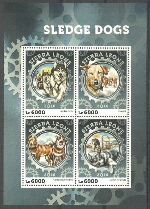 Znaczek Sierra Leone 2016 Mi ark 7113-7116 Czyste **