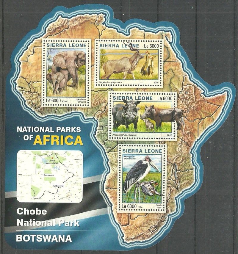 Znaczek Sierra Leone 2016 Mi ark 7222-7225 Czyste **