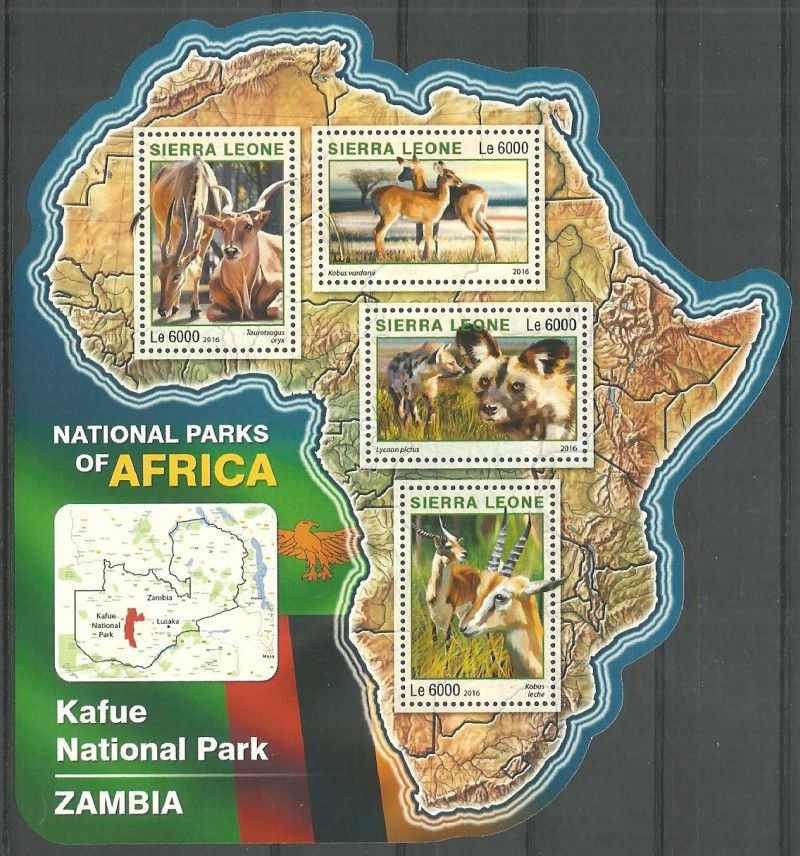 Znaczek Sierra Leone 2016 Mi ark 7246-7249 Czyste **