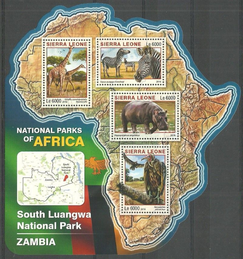 Znaczek Sierra Leone 2016 Mi ark 7250-7253 Czyste **