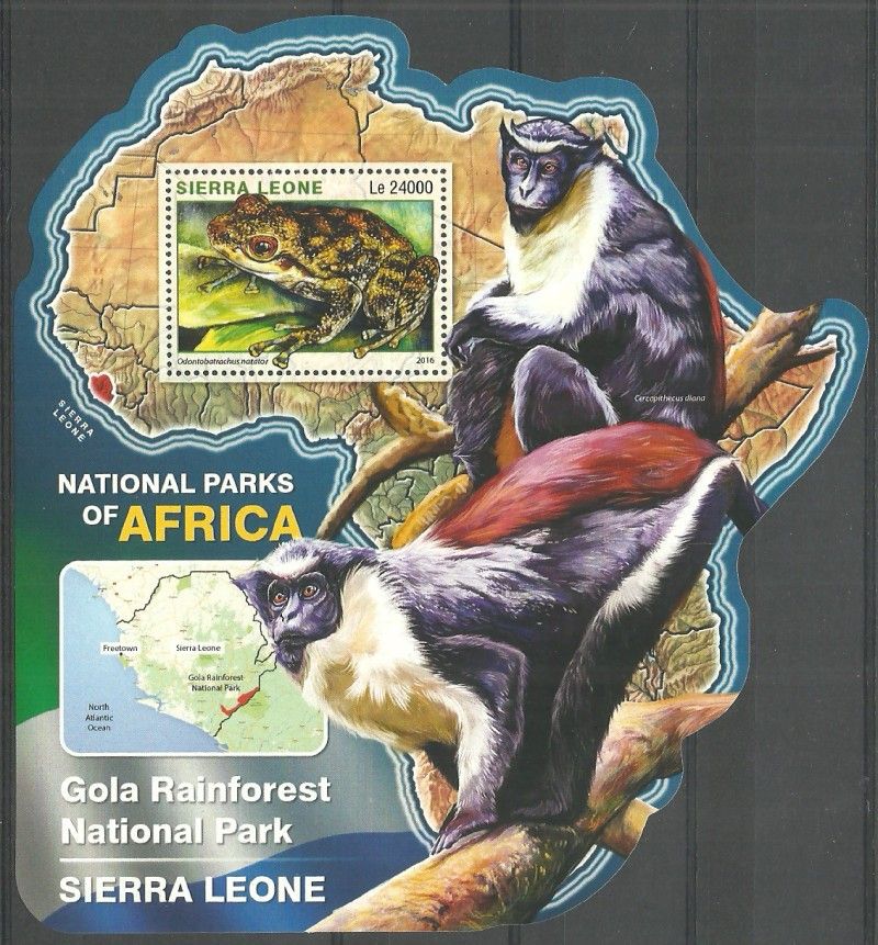 Znaczek Sierra Leone 2016 Mi bl 985 Czyste **