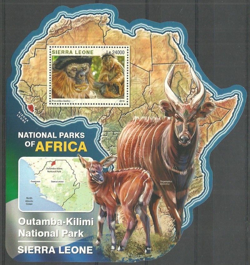 Znaczek Sierra Leone 2016 Mi bl 986 Czyste **