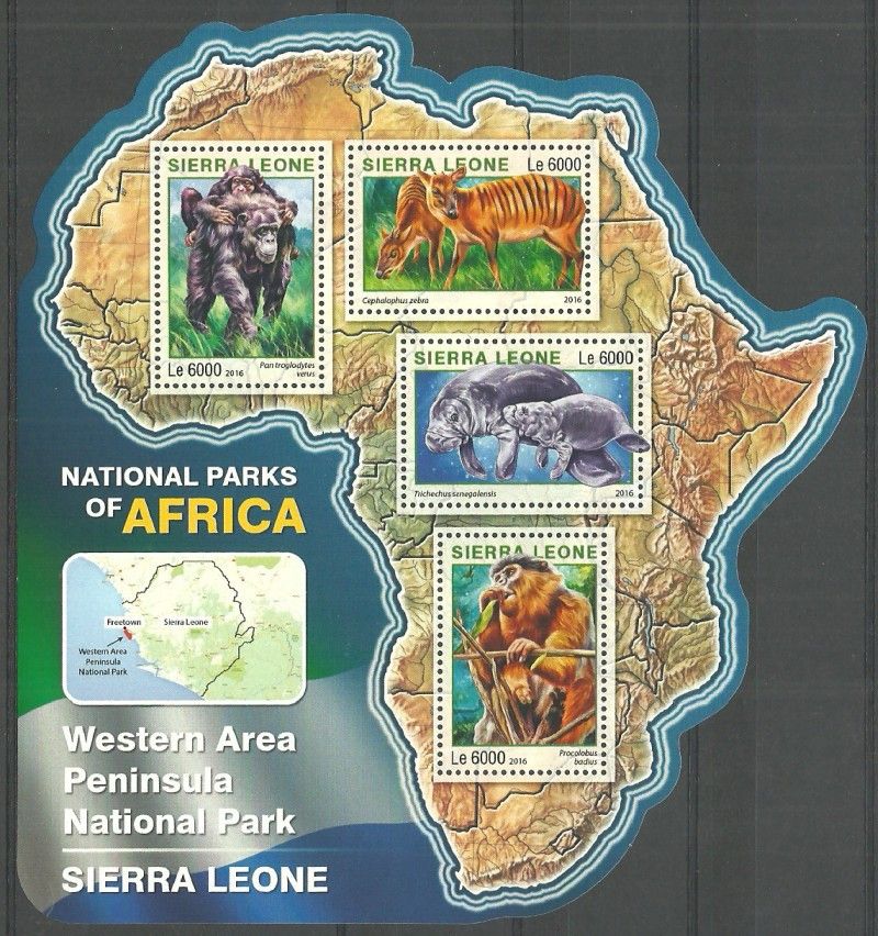 Znaczek Sierra Leone 2016 Mi ark 7262-7265 Czyste **