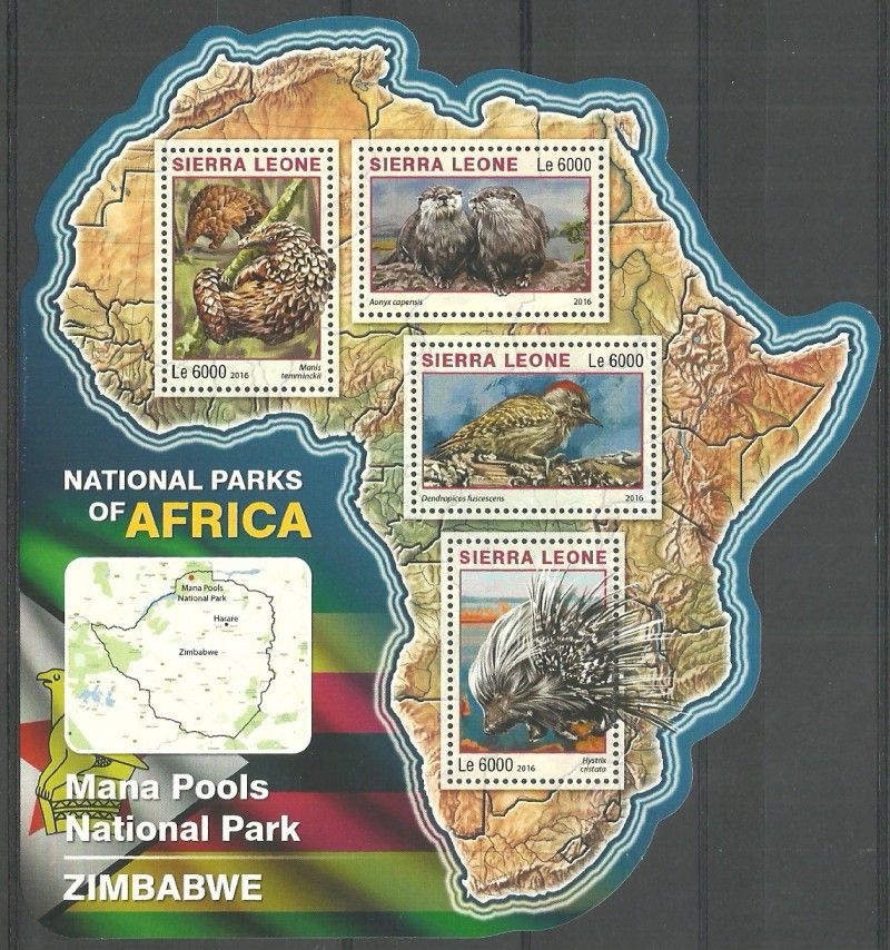 Znaczek Sierra Leone 2016 Mi ark 7266-7269 Czyste **