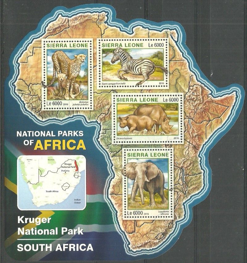 Znaczek Sierra Leone 2016 Mi ark 7270-7273 Czyste **