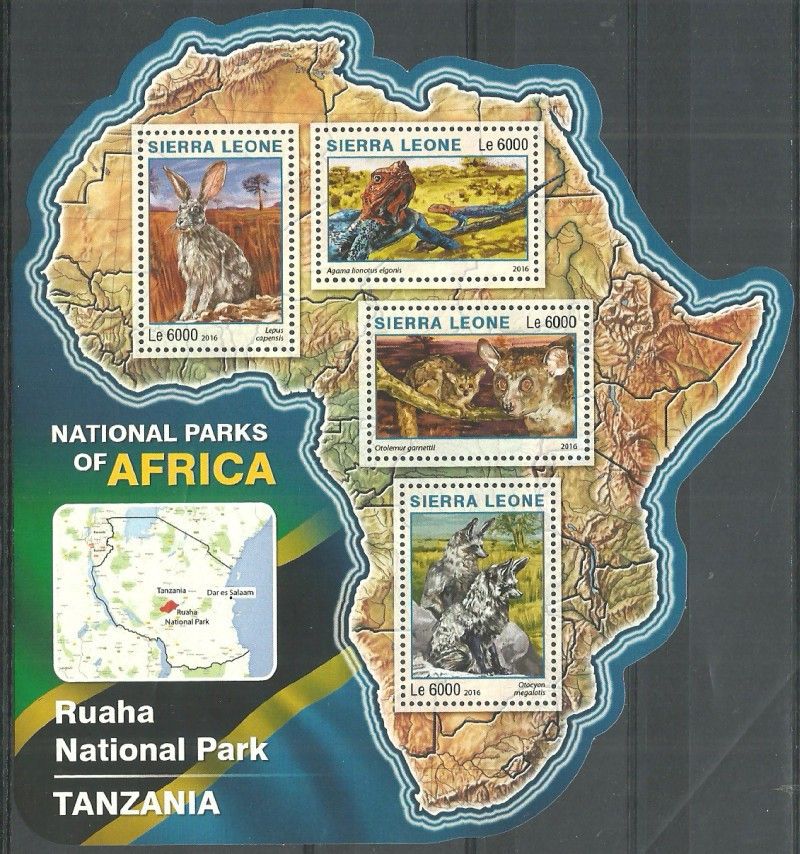Znaczek Sierra Leone 2016 Mi ark 7274-7277 Czyste **