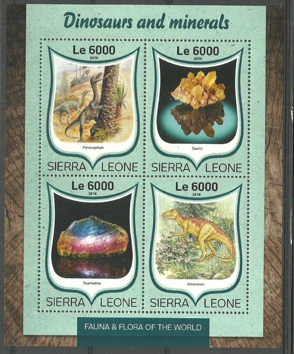 Znaczek Sierra Leone 2016 Mi ark 7523-7526 Czyste **