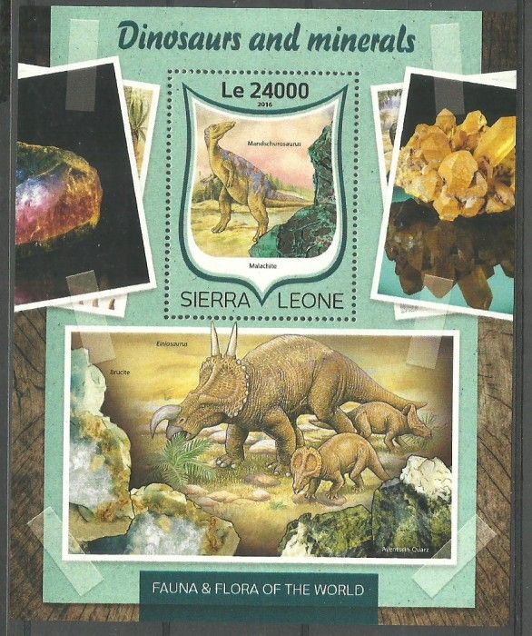 Znaczek Sierra Leone 2016 Mi bl 1037 Czyste **