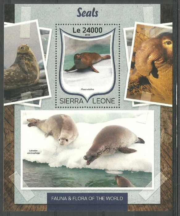 Znaczek Sierra Leone 2016 Mi bl 1049 Czyste **