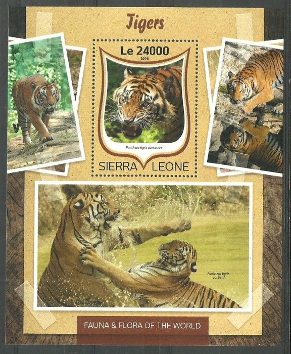Znaczek Sierra Leone 2016 Mi bl 1052 Czyste **