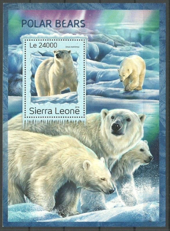 Znaczek Sierra Leone 2016 Mi bl 1128 Czyste **