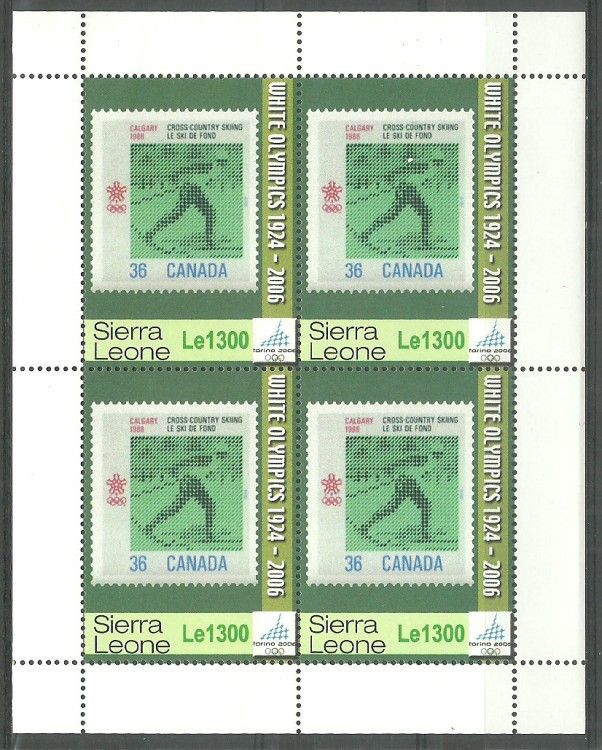 Znaczek Sierra Leone 2006 Mi ark 4909 Czyste **