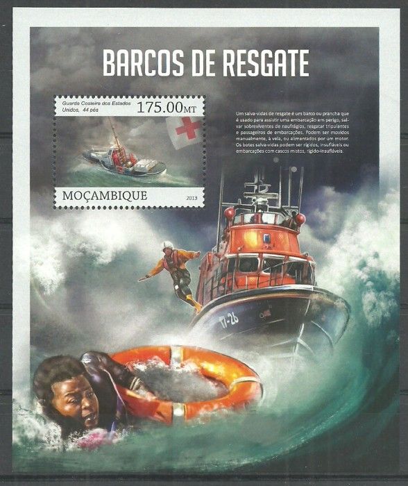 Znaczek Mozambik 2013 Mi bl 744 Czyste **