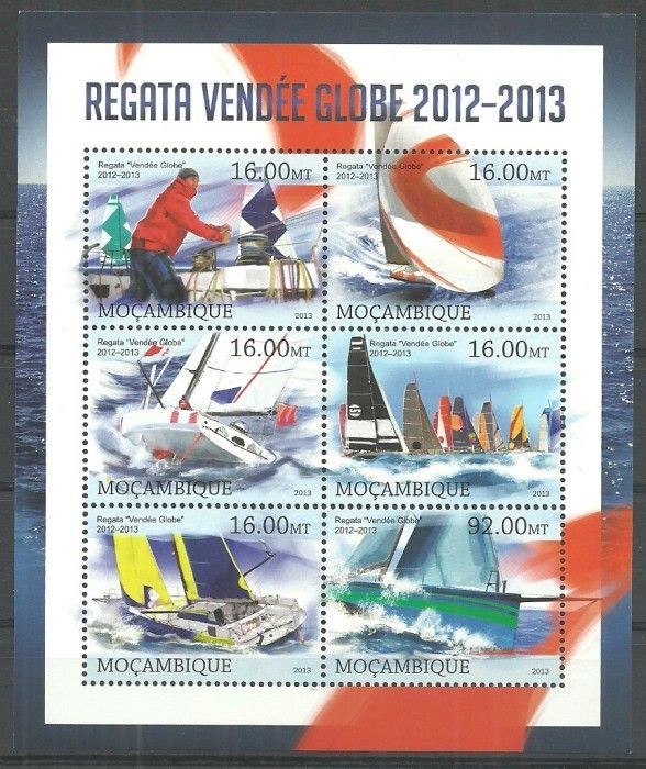 Znaczek Mozambik 2013 Mi ark 6490-6495 Czyste **