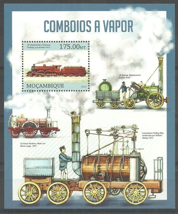 Znaczek Mozambik 2013 Mi bl 747 Czyste **