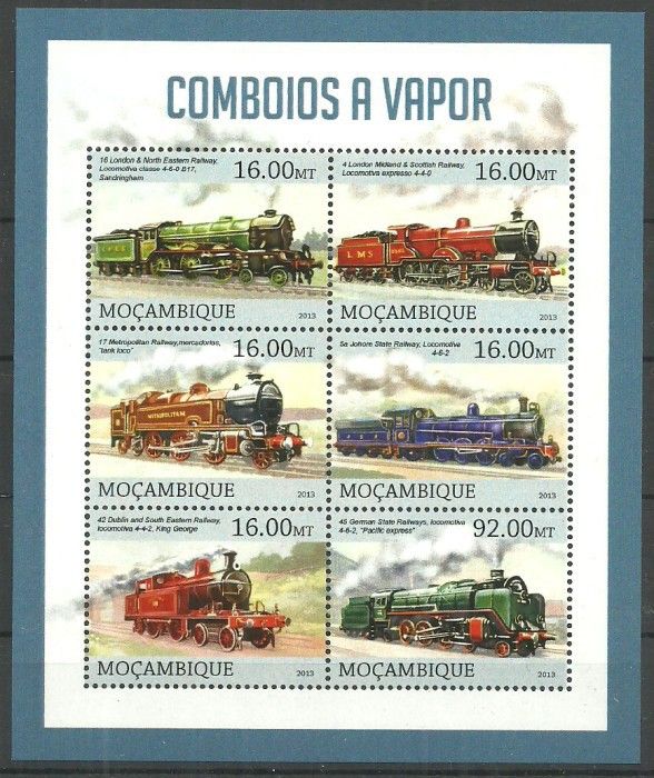 Znaczek Mozambik 2013 Mi ark 6497-6502 Czyste **