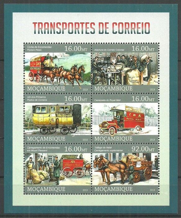 Znaczek Mozambik 2013 Mi ark 6532-6537 Czyste **