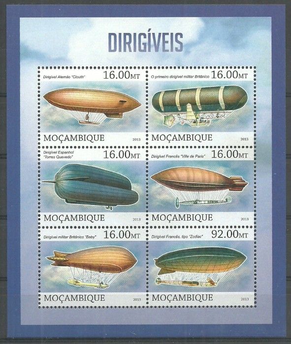 Znaczek Mozambik 2013 Mi ark 6574-6579 Czyste **