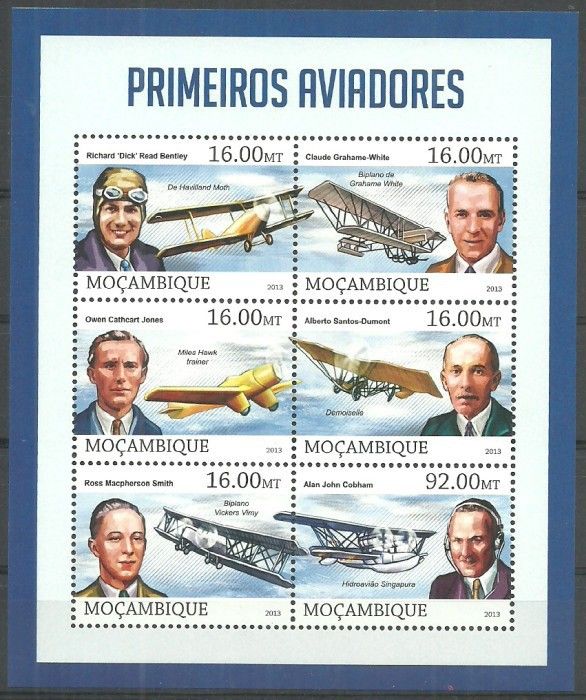 Znaczek Mozambik 2013 Mi ark 6567-6572 Czyste **