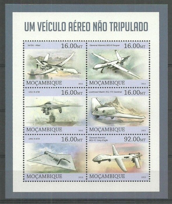 Znaczek Mozambik 2013 Mi ark 6602-6607 Czyste **