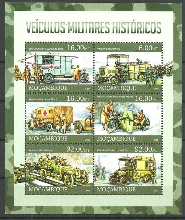 Znaczek Mozambik 2013 Mi ark 6630-6635 Czyste **