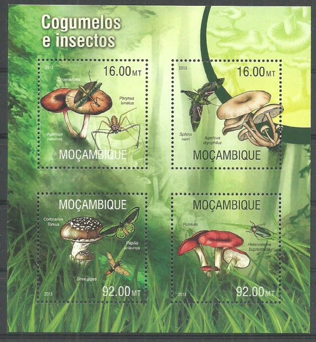Znaczek Mozambik 2013 Mi ark 6642-6645 Czyste **