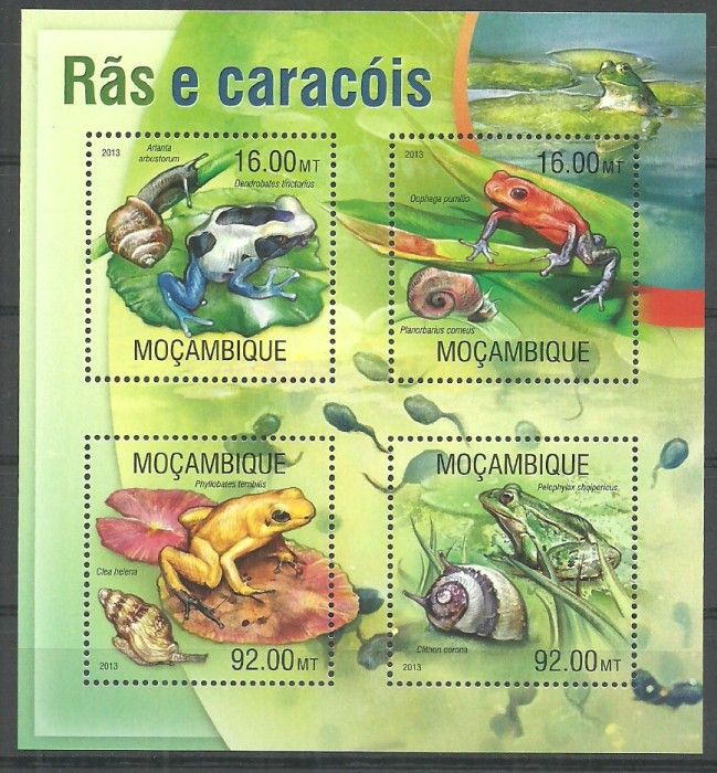 Znaczek Mozambik 2013 Mi ark 6657-6660 Czyste **