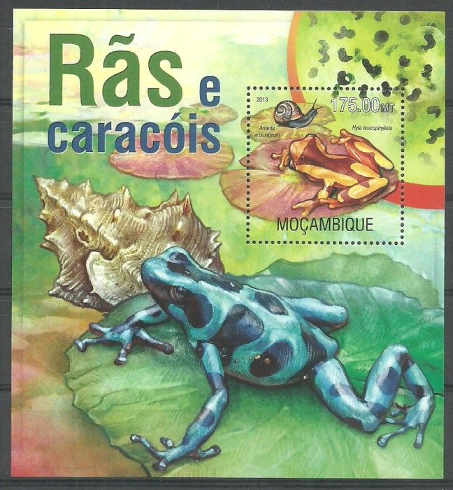 Znaczek Mozambik 2013 Mi bl 771 Czyste **