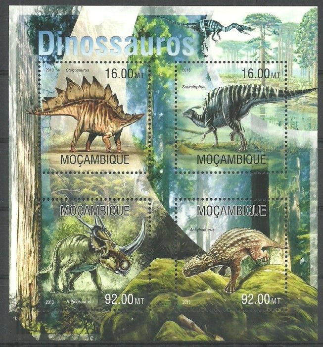 Znaczek Mozambik 2013 Mi ark 6662-6665 Czyste **
