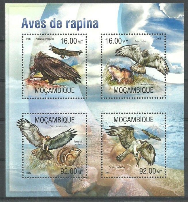 Znaczek Mozambik 2013 Mi ark 6682-6685 Czyste **