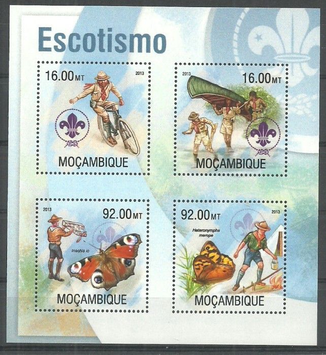 Znaczek Mozambik 2013 Mi ark 6777-6780 Czyste **