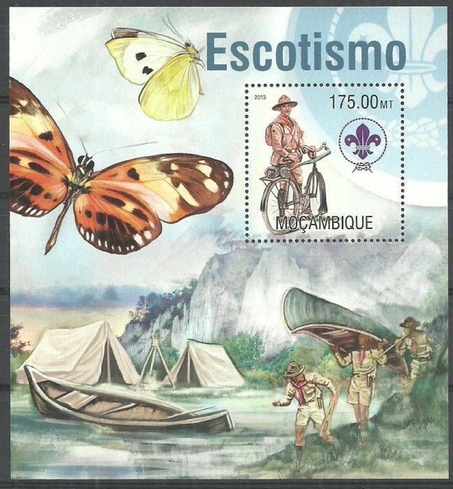 Znaczek Mozambik 2013 Mi bl 795 Czyste **