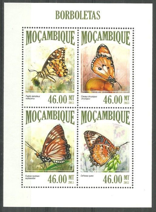 Znaczek Mozambik 2013 Mi ark 6802-6805 Czyste **