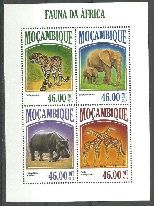 Znaczek Mozambik 2013 Mi ark 6822-6825 Czyste **