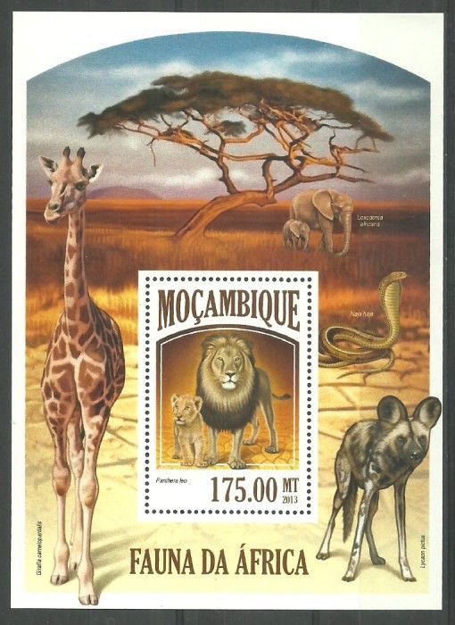 Znaczek Mozambik 2013 Mi bl 804 Czyste **