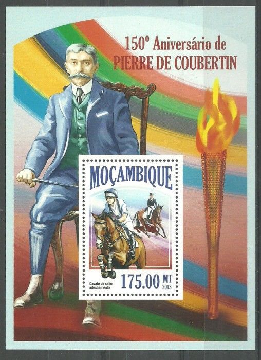 Znaczek Mozambik 2013 Mi bl 810 Czyste **