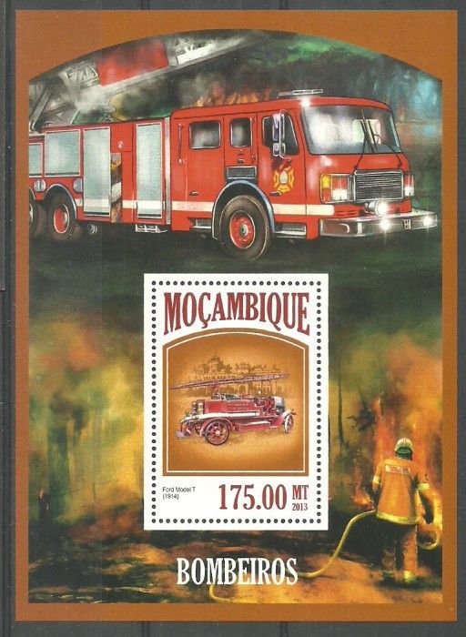 Znaczek Mozambik 2013 Mi bl 818 Czyste **