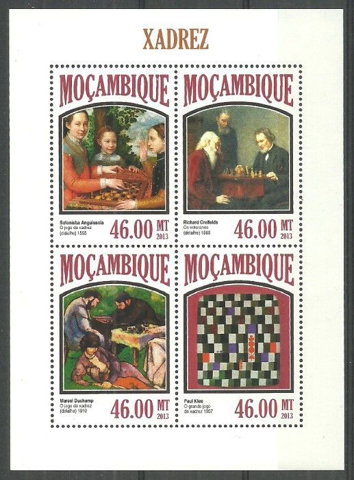 Znaczek Mozambik 2013 Mi ark 6907-6910 Czyste **