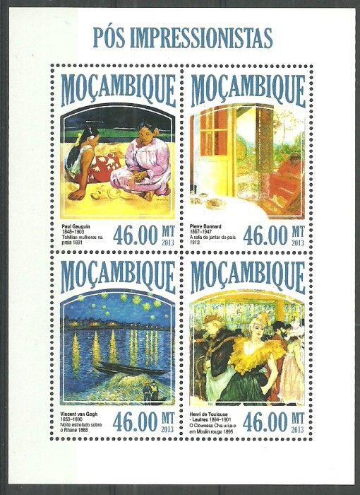 Znaczek Mozambik 2013 Mi ark 6912-6915 Czyste **