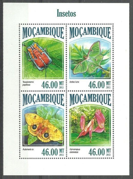 Znaczek Mozambik 2013 Mi ark 6947-6950 Czyste **