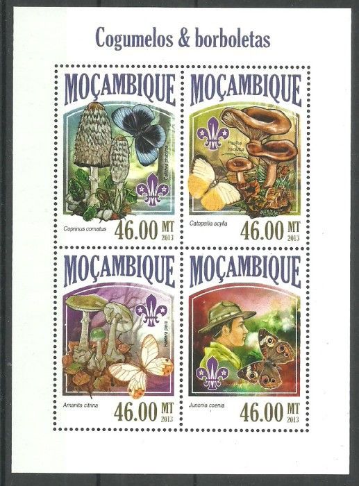 Znaczek Mozambik 2013 Mi ark 6942-6945 Czyste **
