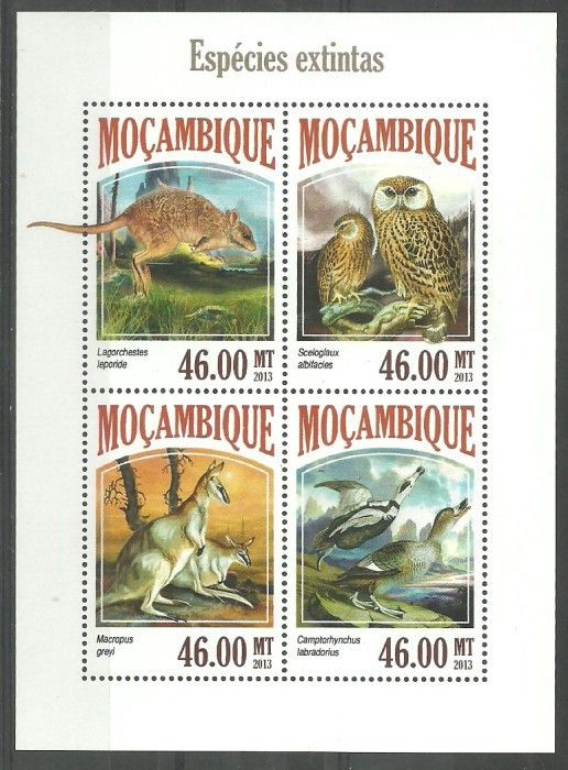 Znaczek Mozambik 2013 Mi ark 6962-6965 Czyste **