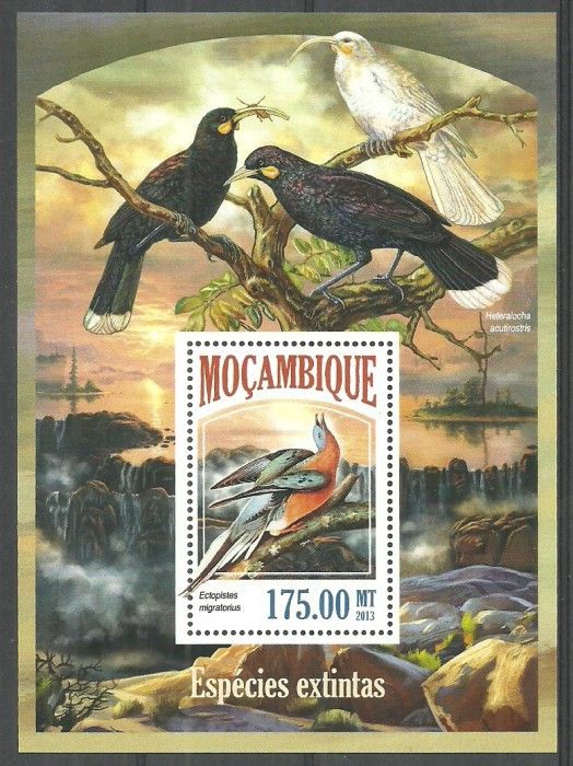 Znaczek Mozambik 2013 Mi bl 832 Czyste **