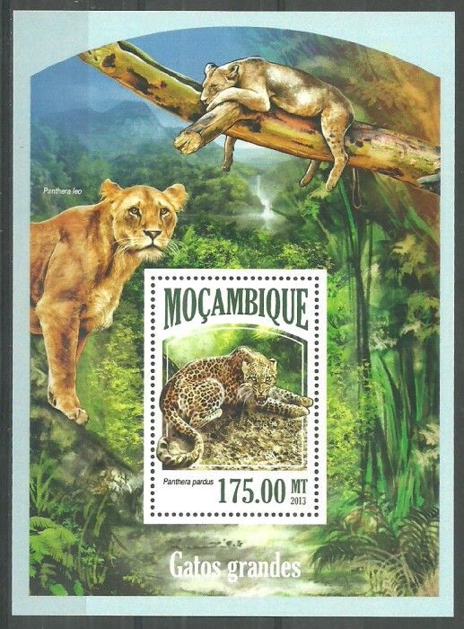 Znaczek Mozambik 2013 Mi bl 835 Czyste **