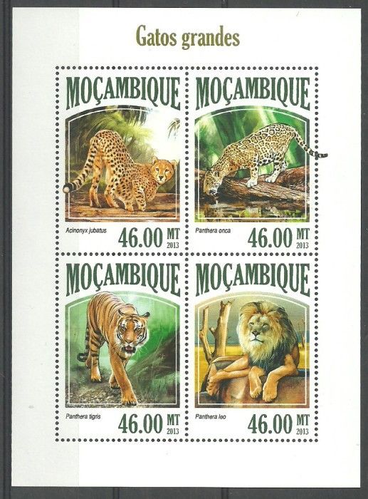 Znaczek Mozambik 2013 Mi ark 6977-6980 Czyste **