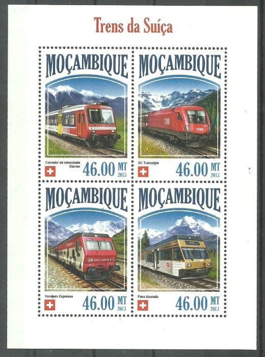 Znaczek Mozambik 2013 Mi ark 6997-6700 Czyste **
