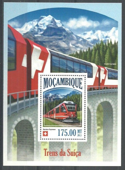 Znaczek Mozambik 2013 Mi bl 839 Czyste **