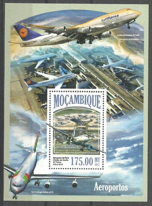 Znaczek Mozambik 2013 Mi bl 841 Czyste **